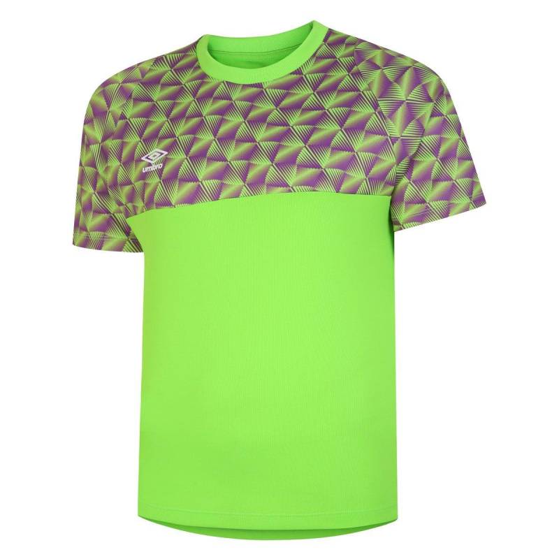 Torwarttrikot Flux, Kurzärmlig Jungen Limettengrün 158 von Umbro