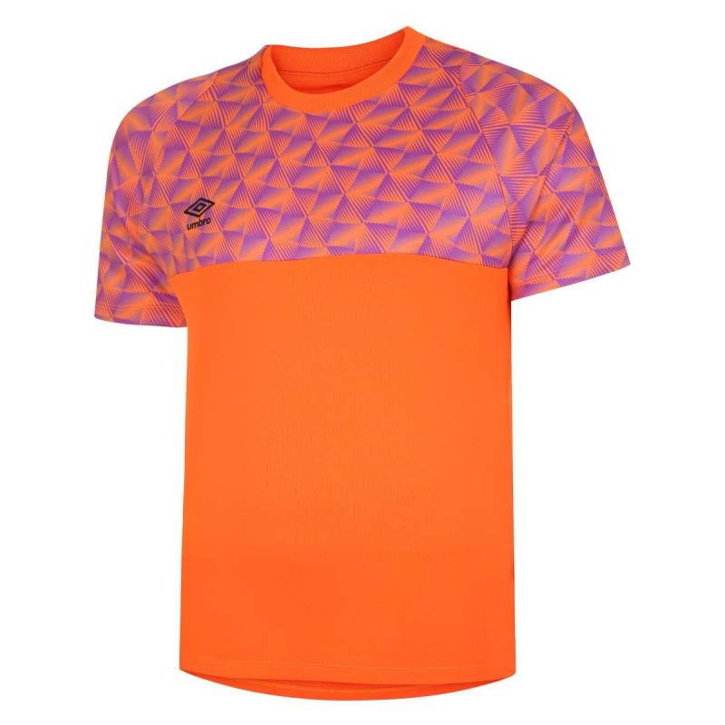 Umbro - Torwarttrikot Flux, kurzärmlig, 128, Orange Bunt von Umbro