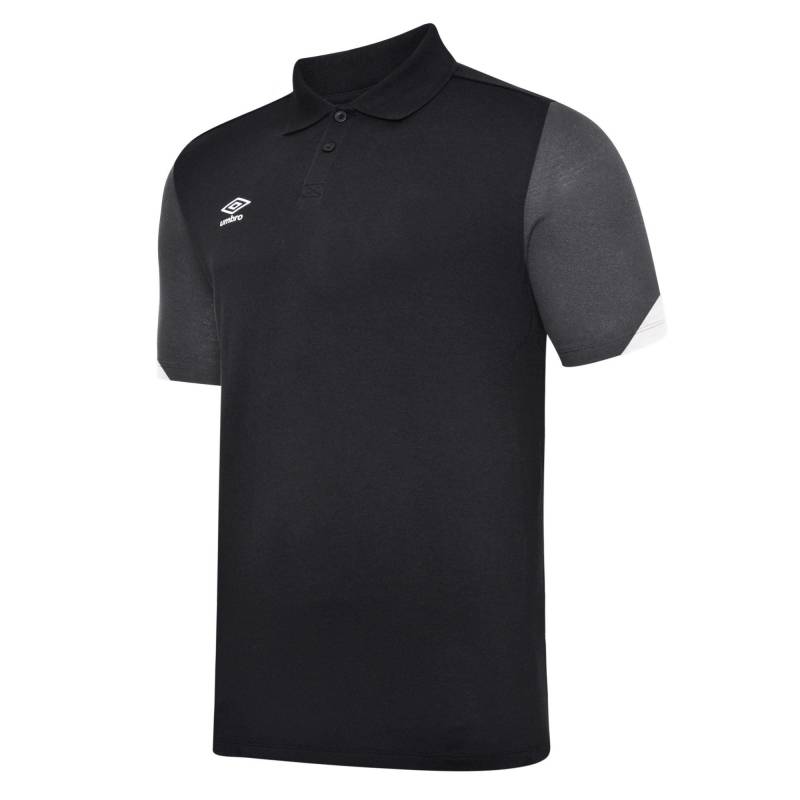 Total Poloshirt Training Herren Schwarz XL von Umbro