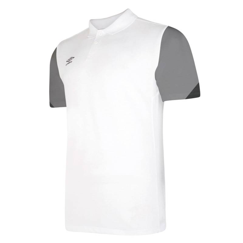 Total Poloshirt Training Herren Weiss M von Umbro