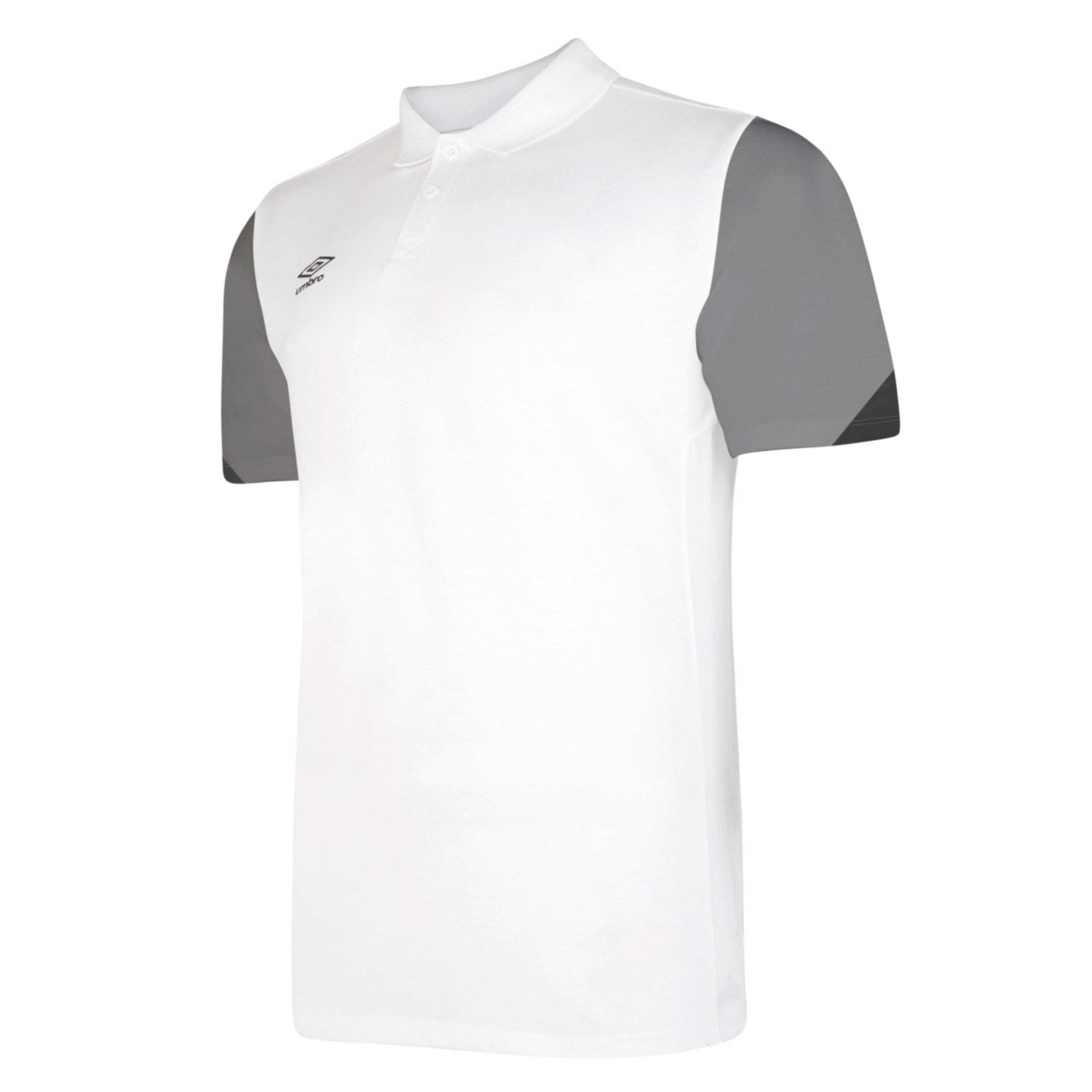 Umbro - Total Poloshirt Training, für Herren, Weiss, Größe S von Umbro