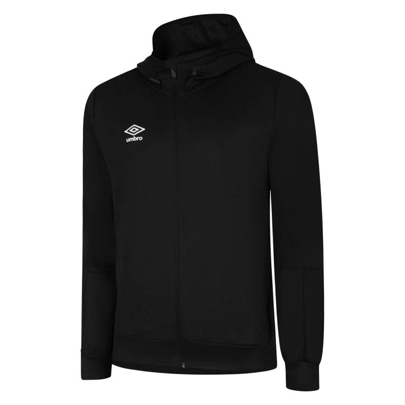 Total Training Hoodie Mit Durchgehendem Reißverschluss Herren Schwarz XXL von Umbro