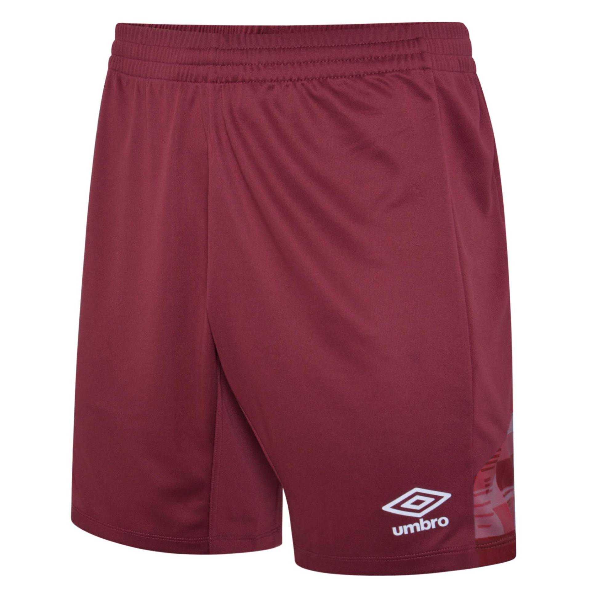 Vier Shorts Jungen Dunkelrot 146/152 von Umbro