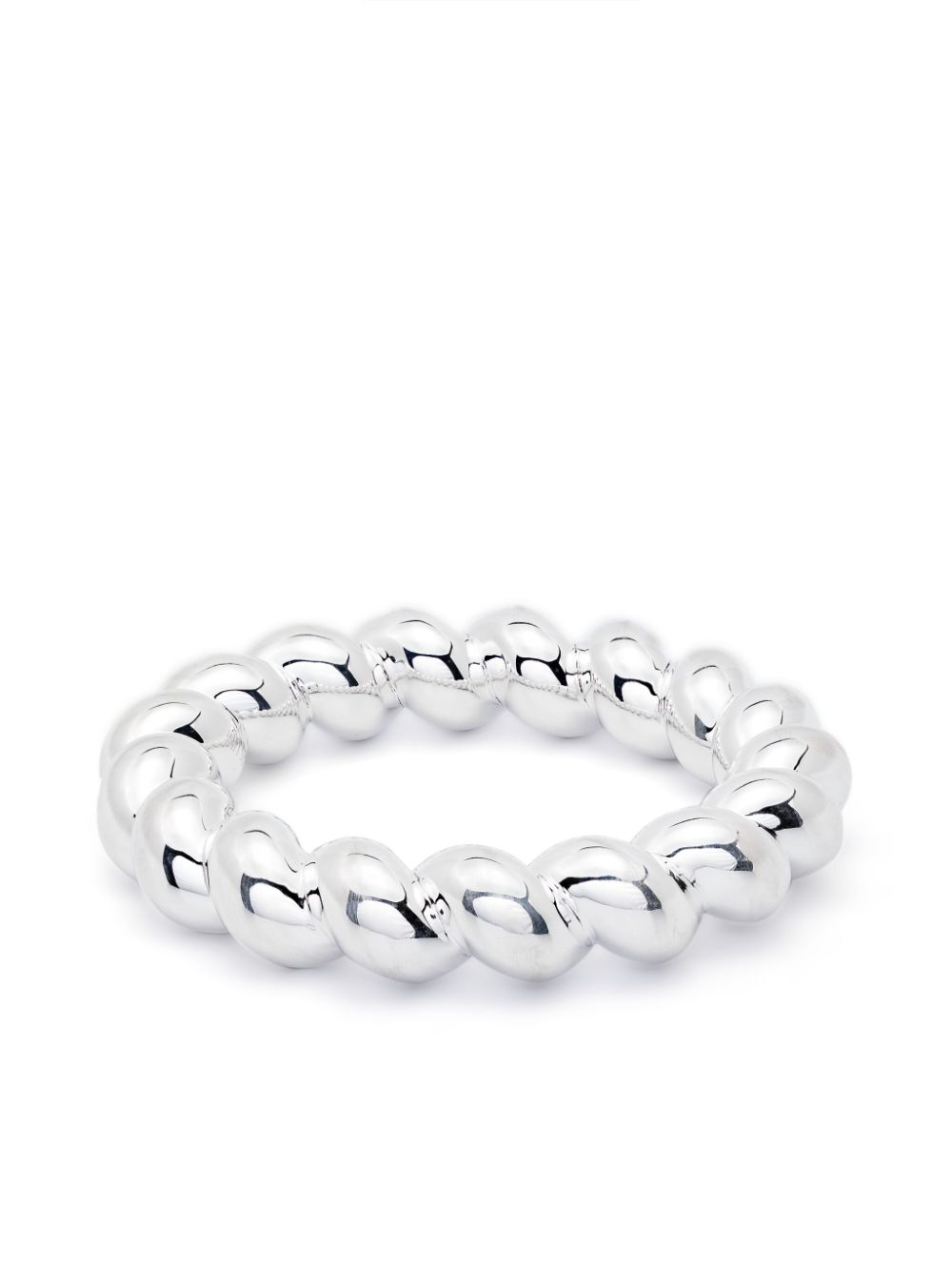 Uncommon Matters Twist bangle bracelet - Silver von Uncommon Matters