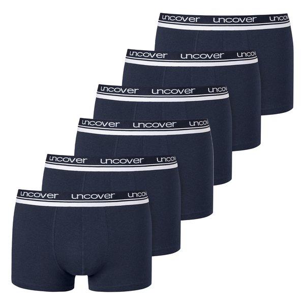 6er Pack Basic - Retro Shorts Pant Herren Marine XXL von Uncover by Schiesser
