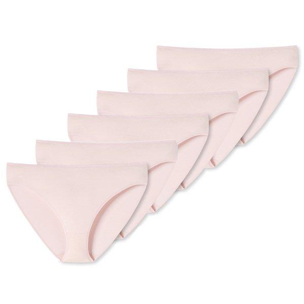 6er Pack Basic - Tai Slip Damen Rosa 3XL von Uncover by Schiesser