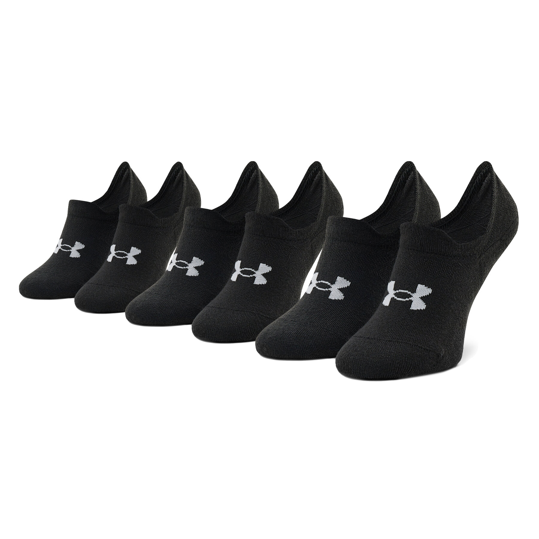 3er-Set Unisex-Sneakersocken Under Armour Ua Ultra Lo 1351784-001 Schwarz von Under Armour