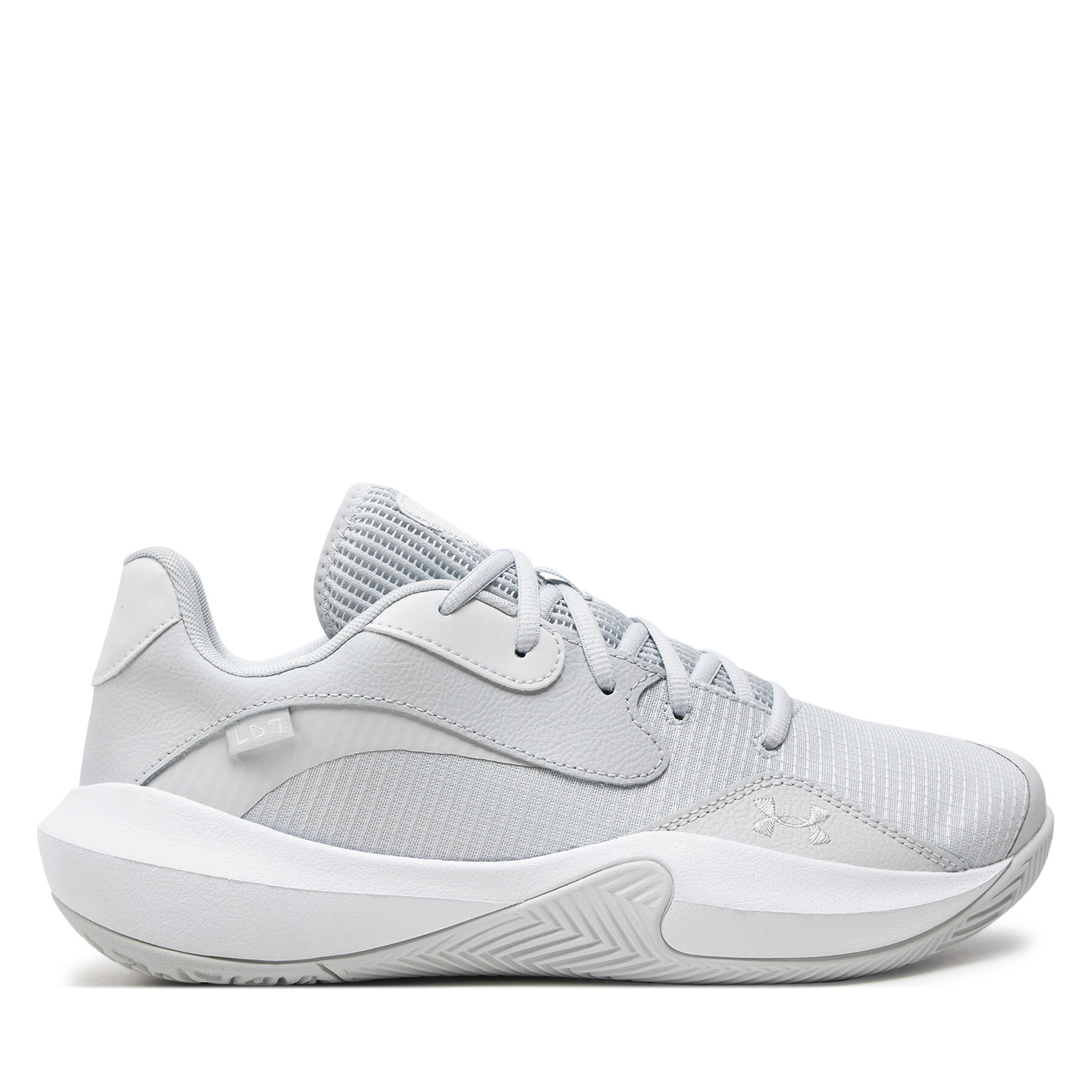 Basketballschuhe Under Armour Ua Lockdown 7 Low 3027646-101 Grau von Under Armour