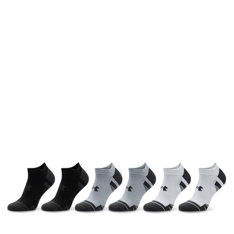 Set 6 Paar Knöchelsocken Unisex Under Armour 1386243 Bunt von Under Armour