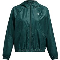 UNDER ARMOUR Damen Fitnessjacke UA SportStyle Windbreaker petrol | L von Under Armour