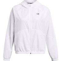 UNDER ARMOUR Damen Fitnessjacke UA SportStyle Windbreaker weiss | L von Under Armour