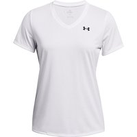 UNDER ARMOUR Damen Fitnessshirt UA Tech™ V-Neck weiss | L von Under Armour