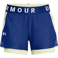 UNDER ARMOUR Damen Fitnessshort UA Play Up 2in1 blau | XS von Under Armour