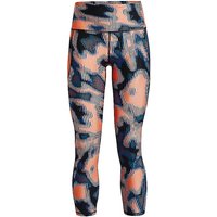 UNDER ARMOUR Damen Fitnesstight HeatGear® Armour Print 7/8 orange | S von Under Armour