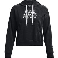 UNDER ARMOUR Damen Hoodie UA Recovery Fleece mit Schriftzug grau | M von Under Armour