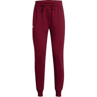 UNDER ARMOUR Damen Jogginghose UA Rival Fleece dunkelrot | L von Under Armour