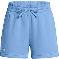 UNDER ARMOUR Damen Short UA Rival Fleece hellblau | L von Under Armour