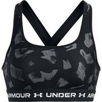 UNDER ARMOUR Damen Sport-BH Armour® Mid Crossback Print Medium Support schwarz | L von Under Armour