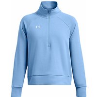 UNDER ARMOUR Damen Sweater UA Rival Fleece mit ½ Zip hellblau | M von Under Armour