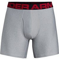 UNDER ARMOUR Herren Boxershort UA Tech™ Boxerjock® (15 cm) – 2er-Pack grau | M von Under Armour