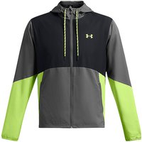 UNDER ARMOUR Herren Fitnessjacke UA Legacy Windbreaker  grau | L von Under Armour