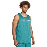 UNDER ARMOUR Herren Fitnesstank UA Zone Reversible türkis | L von Under Armour