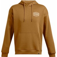 UNDER ARMOUR Herren Hoodie The Rock icon FLC senf | L von Under Armour