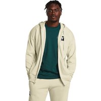 UNDER ARMOUR Herren Jacke Project Rock 6M Heavyweight Terry beige | L von Under Armour