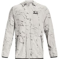 UNDER ARMOUR Herren Jacke Project Rock Unstoppable weiss | M von Under Armour