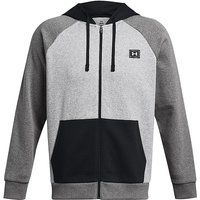 UNDER ARMOUR Herren Jacke UA Rival Fleece Colorblock  grau | M von Under Armour