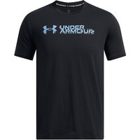 UNDER ARMOUR Herren -Shirt Sliced Wordmark schwarz | L von Under Armour