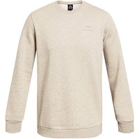 UNDER ARMOUR Herren Sweater UA Essential Fleece Crewneck camel | L von Under Armour