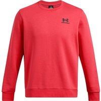 UNDER ARMOUR Herren Sweater UA Essential Fleece Crewneck rot | L von Under Armour