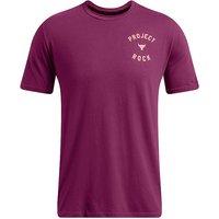 UNDER ARMOUR Herren T-Shirt Project Rock 7 beere | L von Under Armour