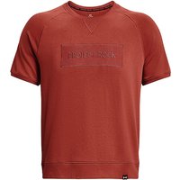 UNDER ARMOUR Herren T-Shirt Project Rock Terry Gym rot | L von Under Armour