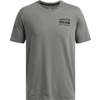 UNDER ARMOUR Herren T-Shirt The Rock grau | L von Under Armour