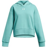 UNDER ARMOUR Mädchen Hoodie UA Rival Fleece Cropped türkis | 128-140