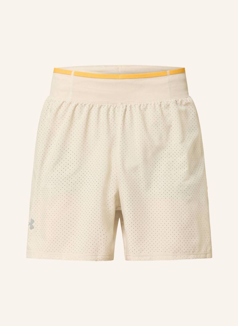 Under Armour 2-In-1-Laufshorts Trail Run Launch beige von Under Armour