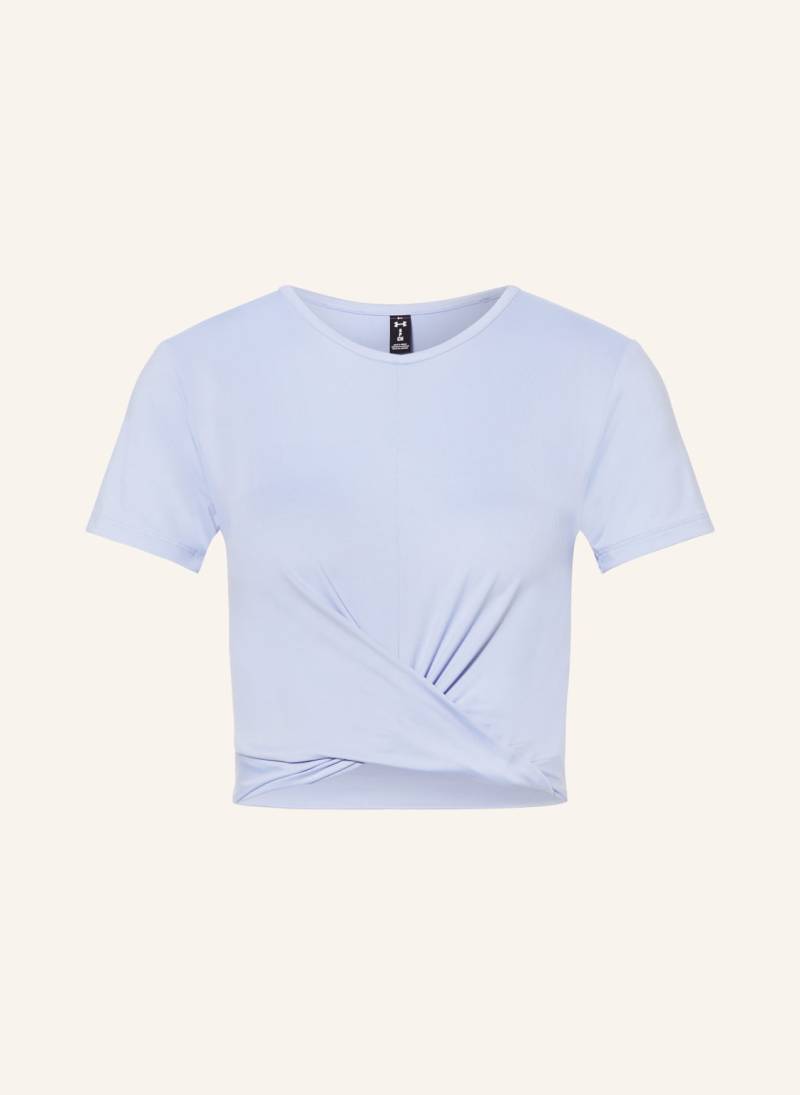 Under Armour Cropped-Shirt Motion blau von Under Armour