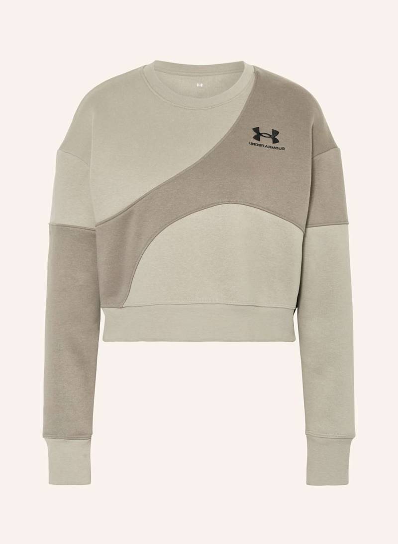 Under Armour Cropped-Sweatshirt Essential beige von Under Armour