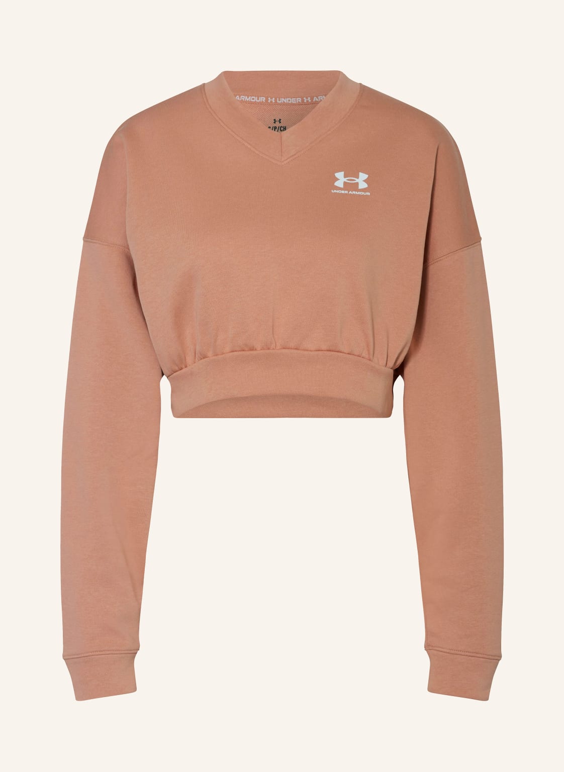Under Armour Cropped-Sweatshirt Ua Rival Terry rosa von Under Armour