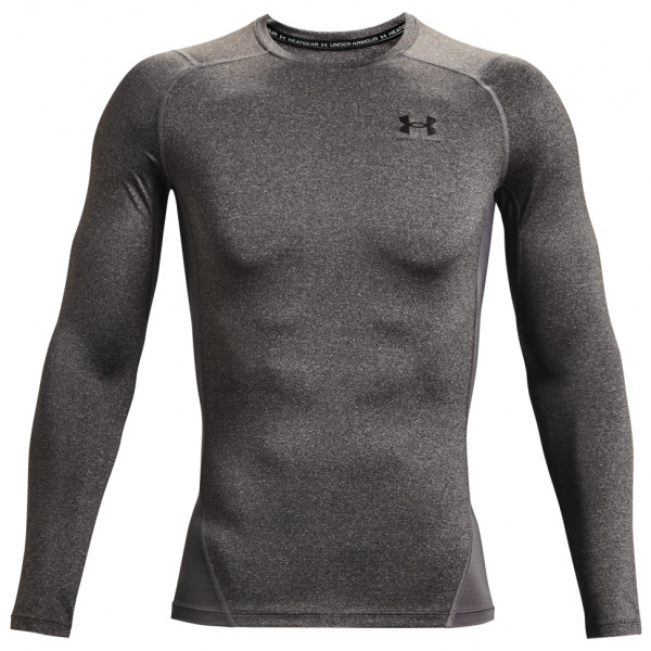 Under Armour - HG Armour Comp L/S - Kompressionswäsche Gr 3XL - Regular;M - Regular;S - Regular;XXL - Regular grau;schwarz;weiß von Under Armour