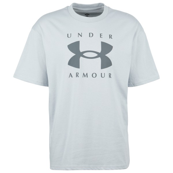 Under Armour - HW OS Branded S/S - T-Shirt Gr S grau von Under Armour