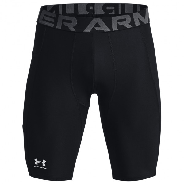 Under Armour - Heatgear Pocket Long Shorts - Kompressionswäsche Gr L - Regular schwarz von Under Armour