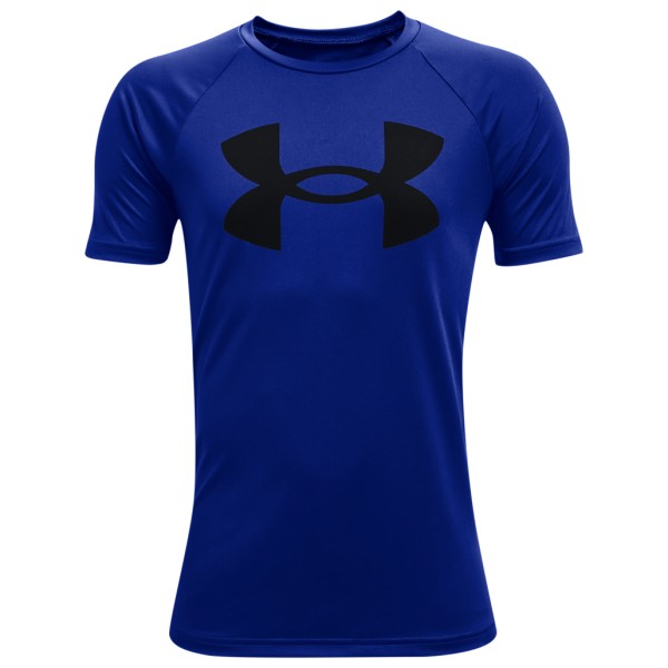 Under Armour - Kid's Tech Big Logo S/S - Funktionsshirt Gr XL lila/blau von Under Armour