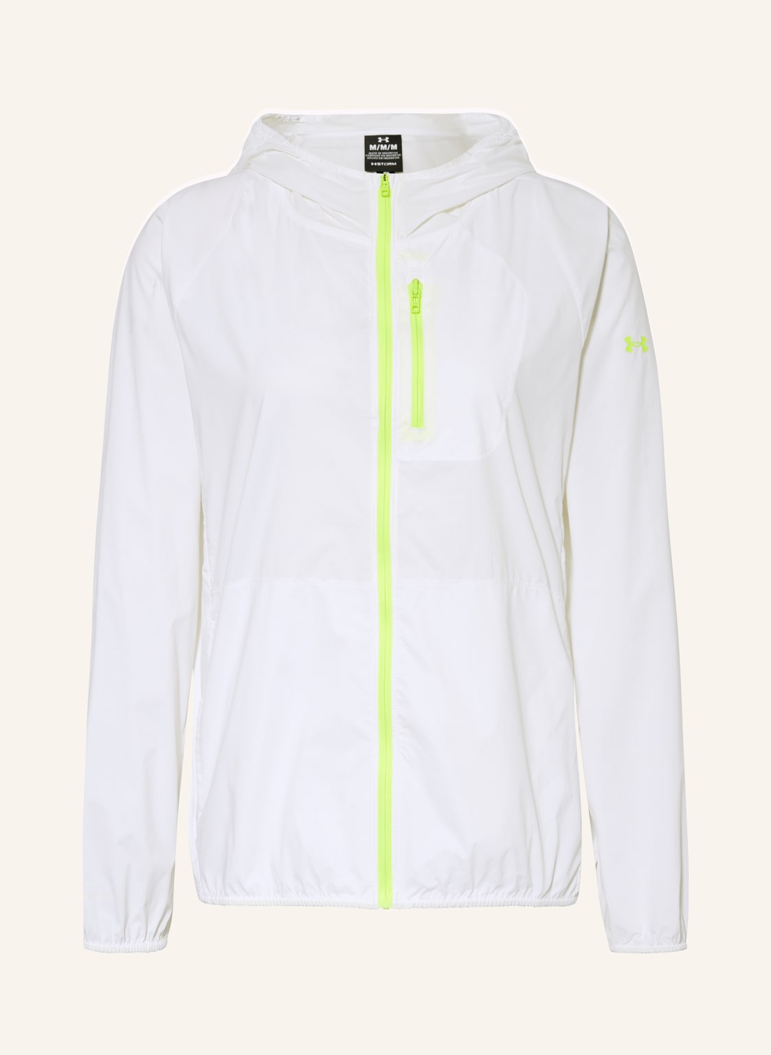 Under Armour Laufjacke Phantom weiss von Under Armour