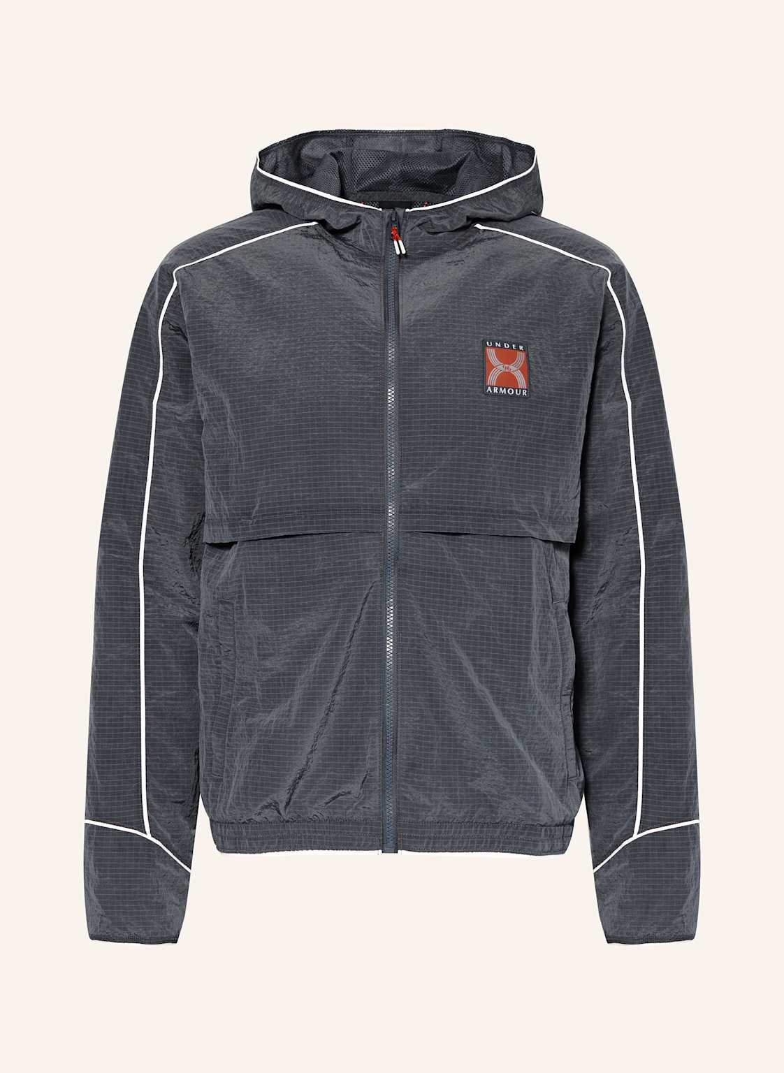 Under Armour Laufjacke Run 96 grau von Under Armour