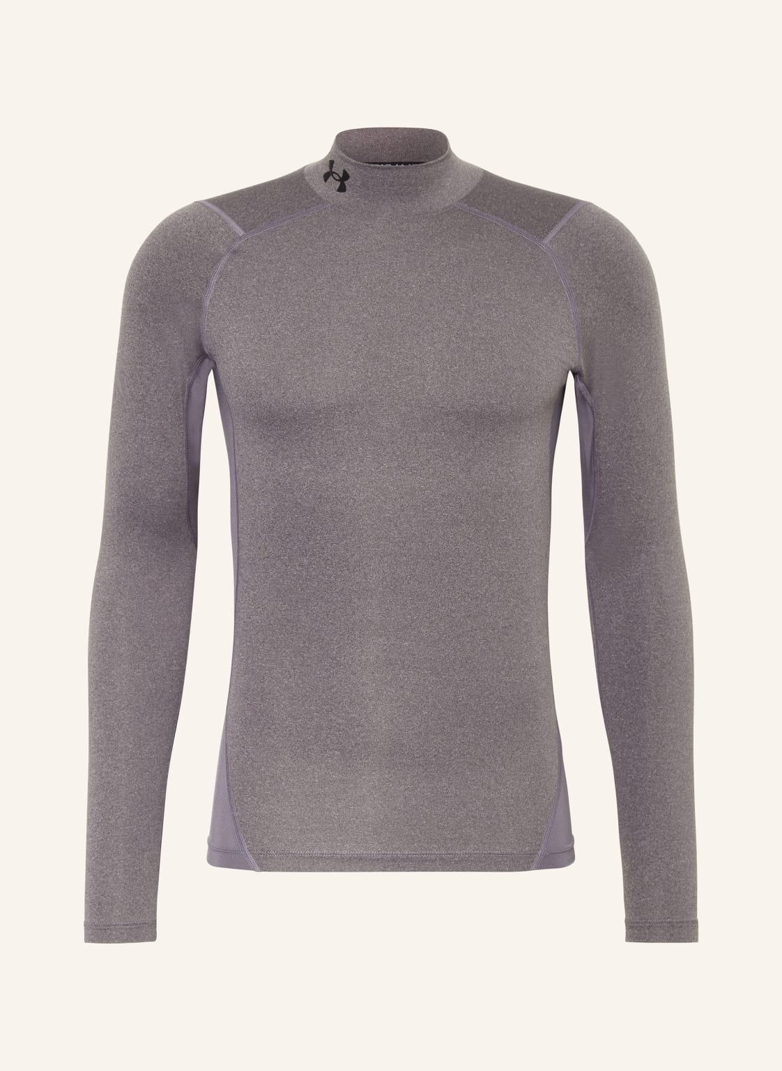 Under Armour Longsleeve Heatgear® Mock grau von Under Armour