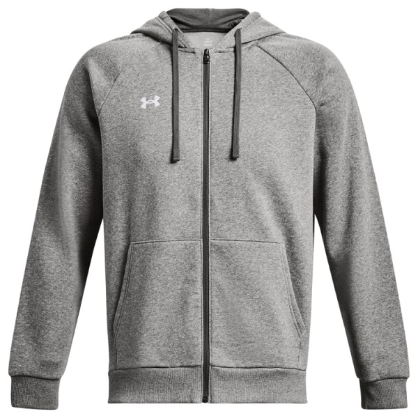 Under Armour - Rival Fleece Full Zip Hoodie - Hoodie Gr M - Regular grau von Under Armour