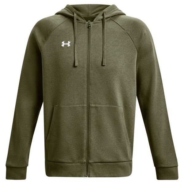 Under Armour - Rival Fleece Full Zip Hoodie - Hoodie Gr M - Regular oliv von Under Armour